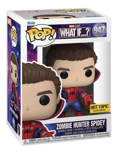 Funko Pop Zombie Hunter Spidey 947 Hot Topic Exclusive