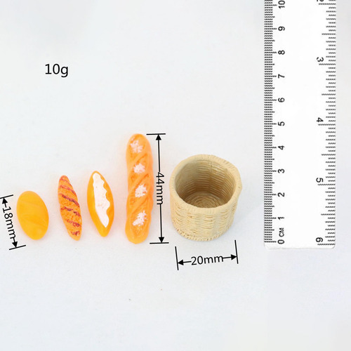 2 Accesorio De Comida Rápida En Miniatura Realista Para