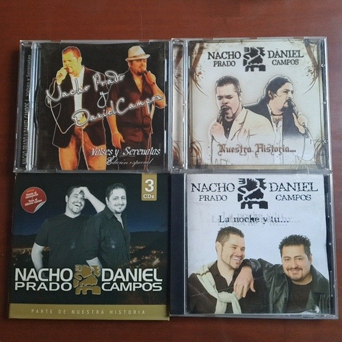 Daniel Campos Y Nacho Prado. Lote De 4 Cd Originales. 