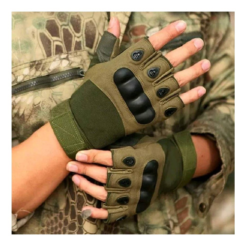 Guantes Mitones Tacticos Para Moto O Bicicleta