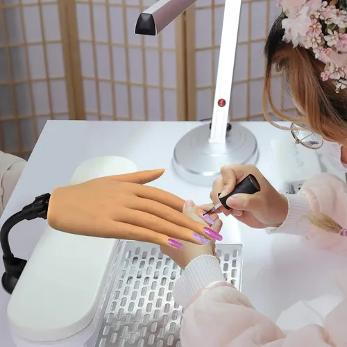 Mano De Práctica De Silicona Para Uñas Acrílicas, Maniquí
