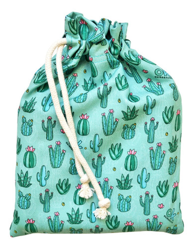 Imagen 3 de 7 de Lona Playera Lona Picnic Con Bolsa 140x140 Cactus Y Crasas