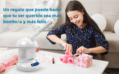 El atomizador Kingsteam incluye un sistema de ozono independiente y una boquilla equipada con una pastilla perfumable para agregar fragancias personalizadas blanco