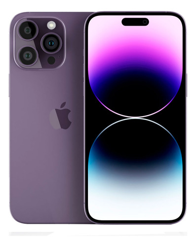 Apple Iphone 14 Pro 128 Gb Morado Estética De 9 Batería De 80-99% Grado A Morado Oscuro (Reacondicionado)