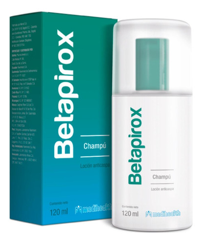 Betapirox Champu Anti Caspa Cabello Brillante Y Suave 120ml