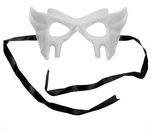 Ilovemasks Devil Halloween Masquerade Eye Mask - White