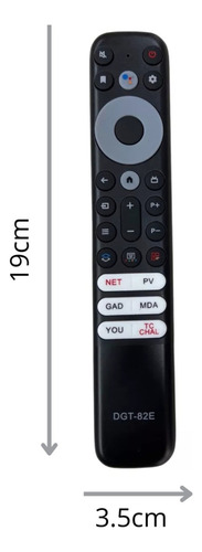 Control Remoto Para Tcl Smart Android Tv Sin Voz Yout Netfli