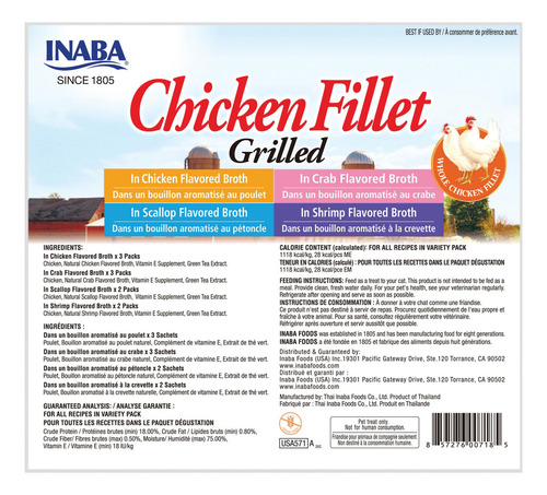 Galletas/complemento/premium De Filete De Pollo A La Parrill