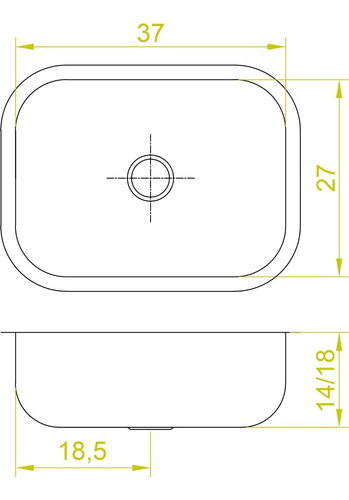 Imagen 4 de 6 de Combo Bacha Pileta 27 X 37 Cm C/ Griferia Monocomando Cocina