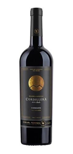 Vino Cordillera Miguel Torres Reserva Carmenere 750ml