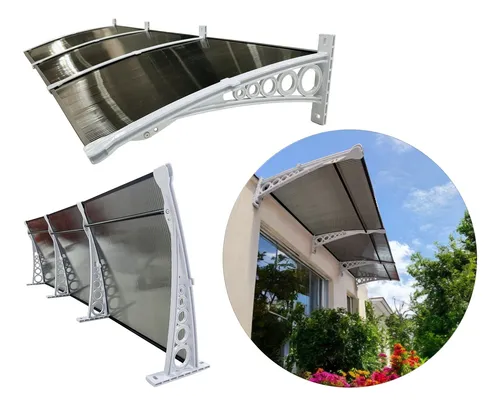 comprar Toldo Policarbonato 4,60x0,50m Imperial Com Fita De Vedação