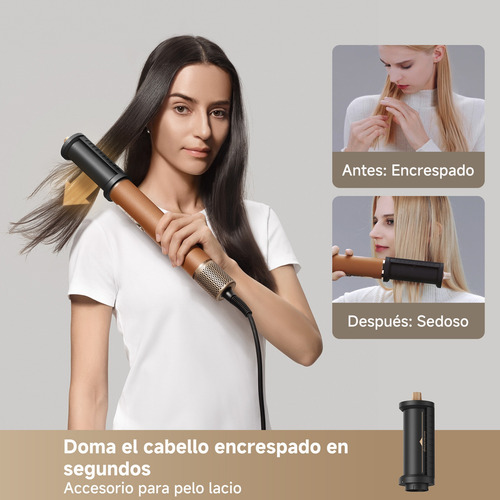 Secadora Para Cabello Dreame Airstyle Pro Moldeador 7 En 1 Dorado Oscuro