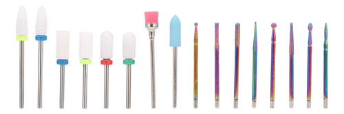 Juego De Brocas Para Manicura Y Uñas, 16 Unidades, Para Quit