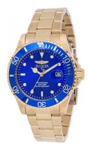 Reloj Para Hombres Invicta Pro Diver 47139 Oro