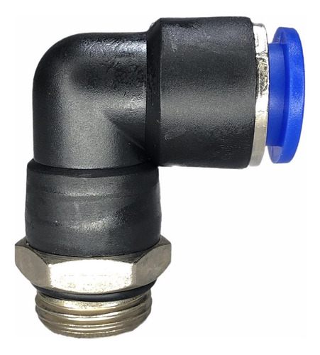Conexão Pneumática Cotovelo Fluir Tubo 12mm X Rosca 3/8 Bsp