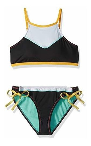Bottom Bottom Swimsuit Set, Black//stitch Perfect, Whwv9
