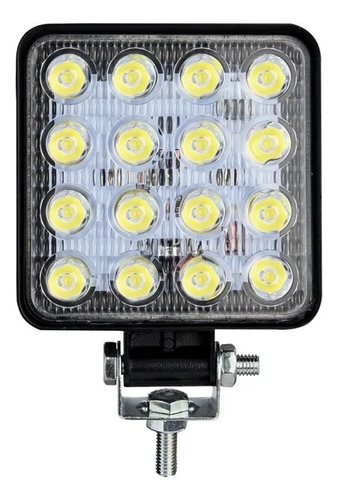 Faro Auxiliar Reflector 4x4 Led Off Road 48w 12 A 24v Camion