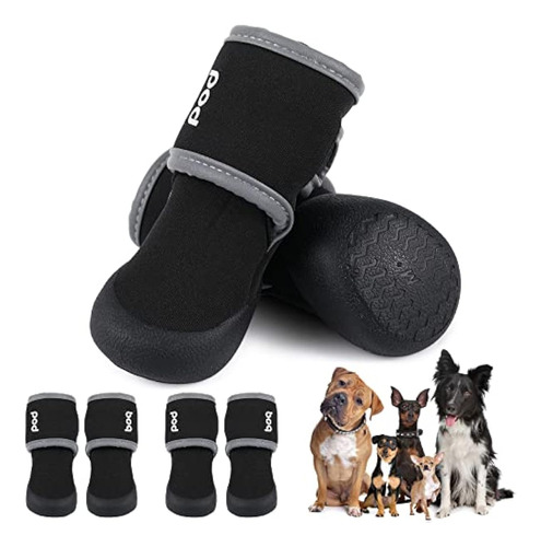 Cunno 3 Pares De Zapatos De Perro Protectores De