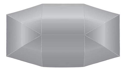 Techo De Cubierta De Protección De Sombra De 4,5x2,3m Plata