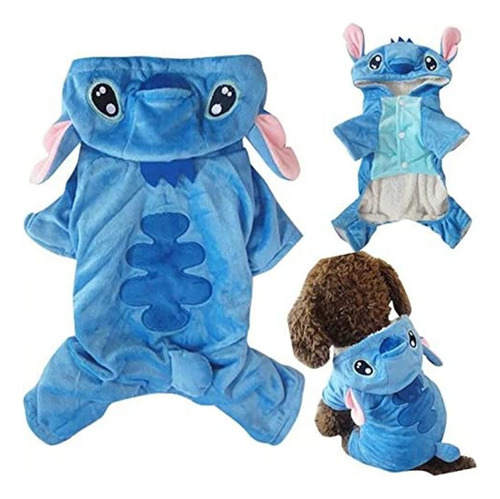 Disfraz De Stitch Para Mascotas, Sudadera Con Capucha Para P