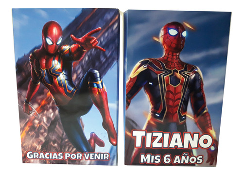 20 Bolsitas Cumpleaños Hombre Araña