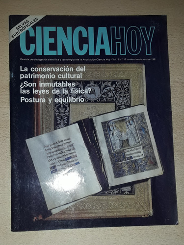 Revista Ciencia Hoy N°16 Noviembre Diciembre De 1991