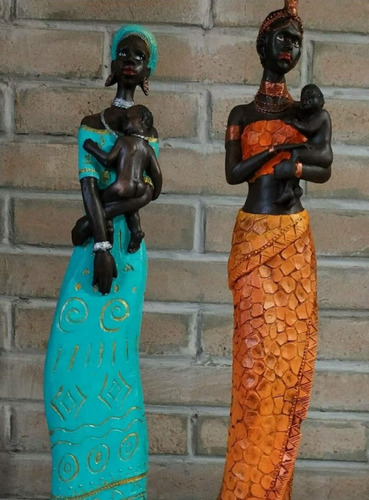 Imagen 3 de 3 de Africanas Con Hijo