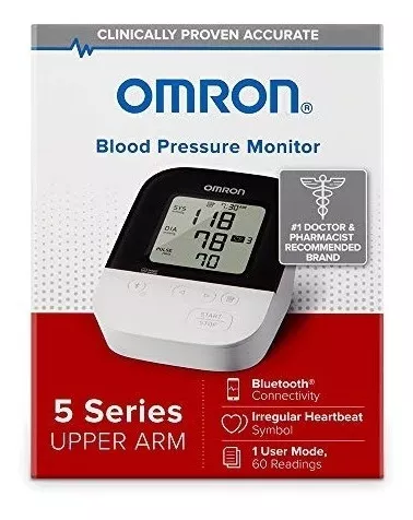  Omron Monitor de presión arterial del brazo superior, serie 5 :  Salud y Hogar