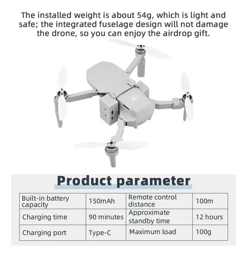 Dispositivo Lanzador Airdrop For Dji Mini 2/se/mavic Mini