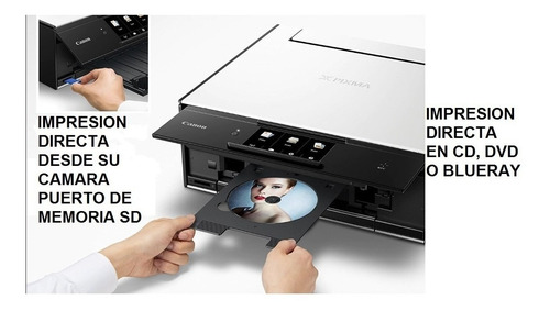 Canon Ts8220 Wifi Duplex Cd,dvd,pvc,fotos Tinta Continua