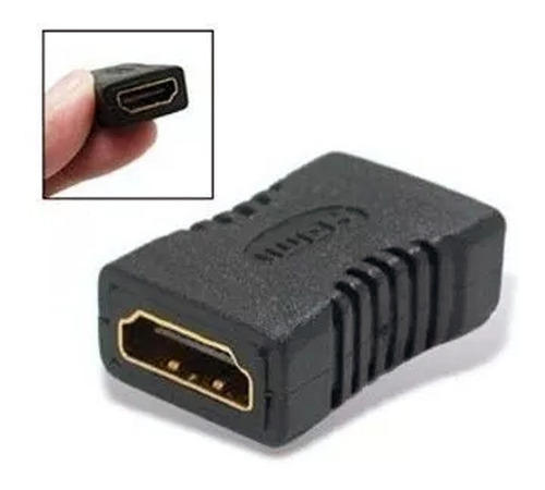 Ficha Adaptador Hdmi Hembra Prolongador Alargue Empalme