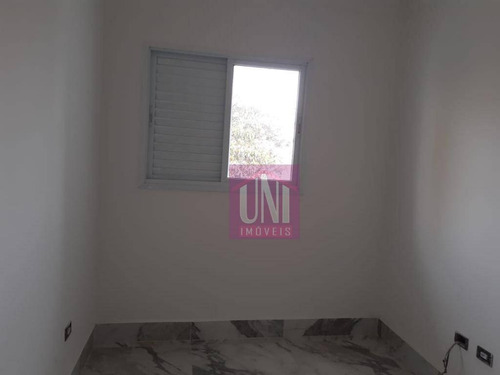 Apartamento Com 2 Dormitórios À Venda, 59 M² Por R$ 355.000,00 - Campestre - Santo André/sp - Ap1922