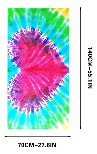 Toalla New Tie Printed Vacation Absorbente