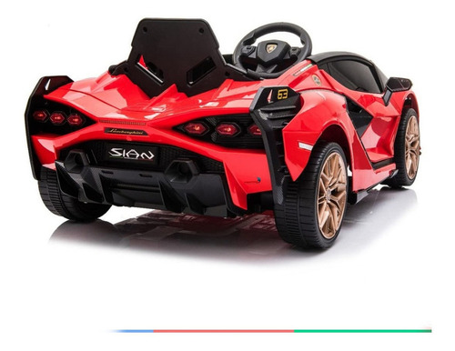 Carro Para Crianças Elétrico C Controle Lamborghini Sian 6v Cor Vermelho