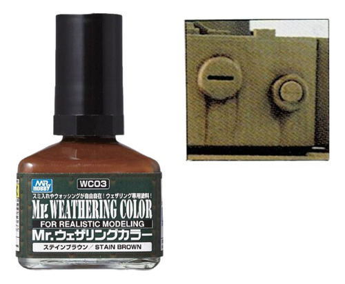 Mr Hobby Mr. Weathering Color Stain Brown Wc03 Rdelhobby Mza