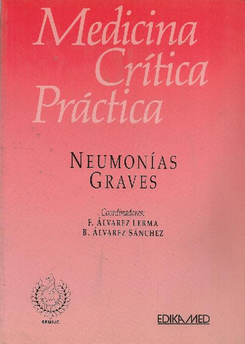 Libro Neumonias Graves De Manuel Álvarez Pulido