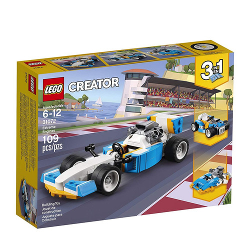 Lego Creator 3en1 Motores Extreme 31072 Kit De Construcción