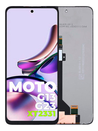 Modulo Pantalla Display Motorola G13 / G23 Xt2331 Color Negro