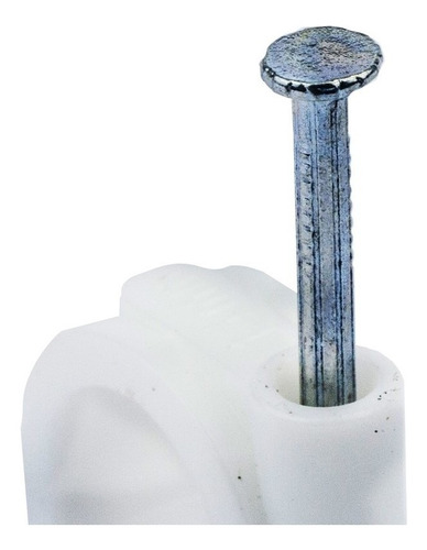 Imagem 5 de 6 de Grampo Fixa Fio 12mm Miguelão Com 100 Peças Beltools