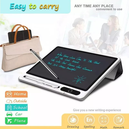 / Tableta De Escritura Lcd De 10,1 Con Funda Protectora