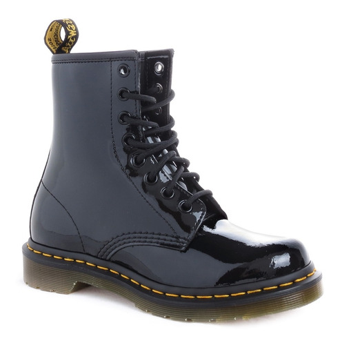 Borcegos Botas Dr Martens Cuero Charol Mujer 1460 Importados