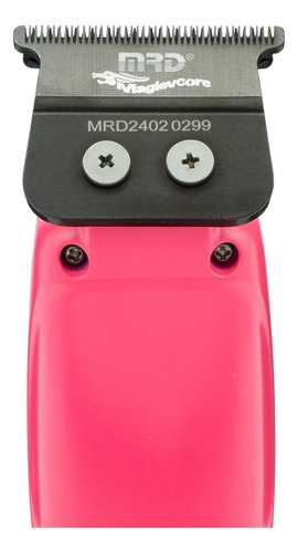 Set Clipper + Trimmer Mrdpro Barber Smartbrain Rosa 3c