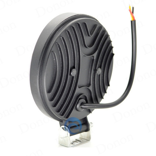 Imagem 6 de 8 de Kit 10 Farol De Milha Redondo Led 12-24v Trator Agricola 72w