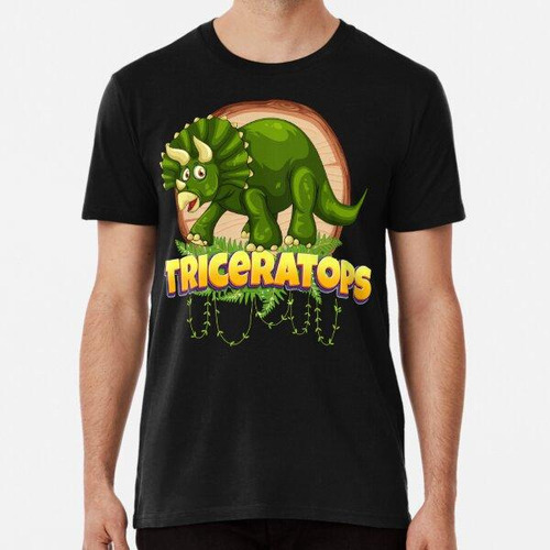 Remera Los Dinosaurios Triceratops Son Increíbles Algodon Pr