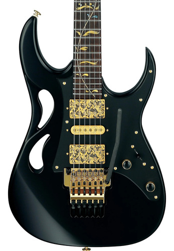 Estojo para guitarra japonesa Ibanez Pia3761 Steve Vai Signature, cor: ônix, preto, material de escala, jacarandá, orientação à mão direita