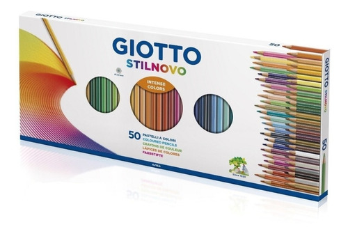 Lapices De Colores Giotto Stilnovo Caja X 50 Colores