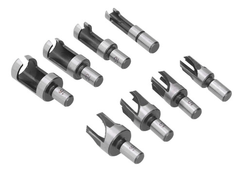 Broca For Tapones De Madera, 8 Piezas, Industrial, De Acero