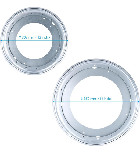Sehoi 4 Pcs Hardware De Placa Giratoria Lazy Susan, Pulgada