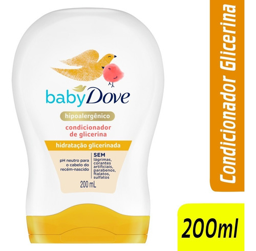 Condicionador Baby Dove Hipoalergenico Glicerina 200ml