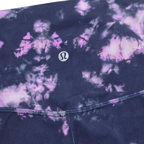 Legging Lululemon De Mujer Talla 8 Azul Con Morado (Usado)